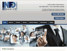 Tablet Screenshot of info-associates.com